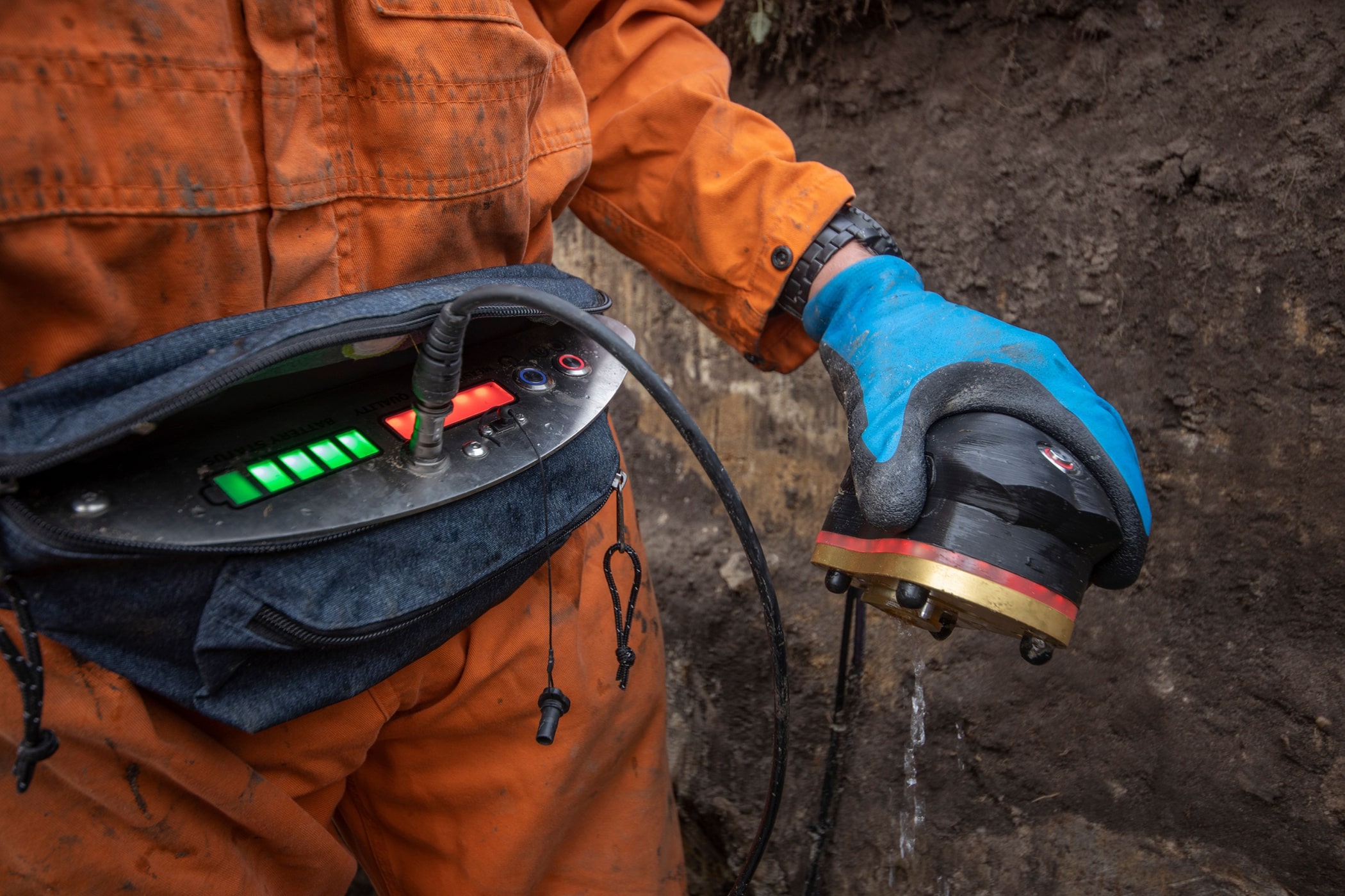 The Datalogger and Pipe Scanner used for offering pipeline inspection services